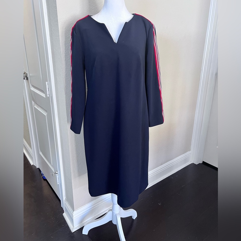 Tommy Hilfiger Women's Sheath Dress, Navy Sky, 10